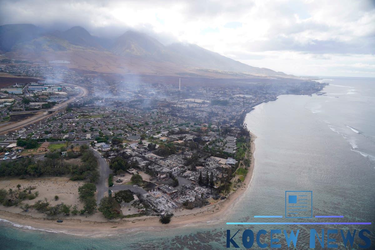 Maui fires in pics Aerial photos show extent of destruction caused by